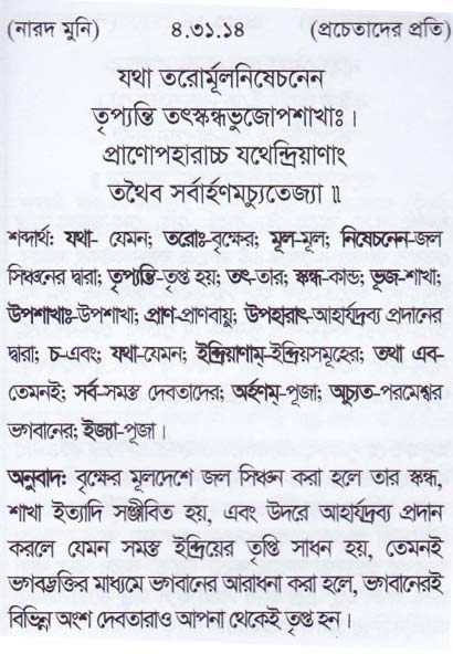 শ্রীমদ্ ভাগবতম শ্লোক রত্নাবলী_চতুর্থ স্কন্ধ _slok_4.31.14