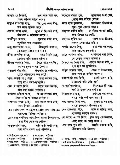  শ্রীশ্রী ভক্তমাল গ্রন্থ পৃষ্ঠা নং- ১১০
