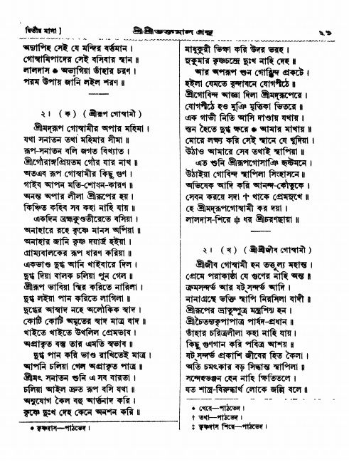  শ্রীশ্রী ভক্তমাল গ্রন্থ পৃষ্ঠা নং- ২১