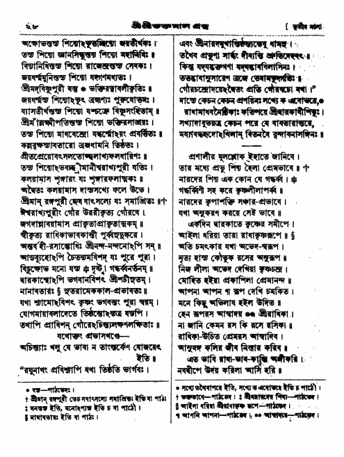  শ্রীশ্রী ভক্তমাল গ্রন্থ পৃষ্ঠা নং- ২৮