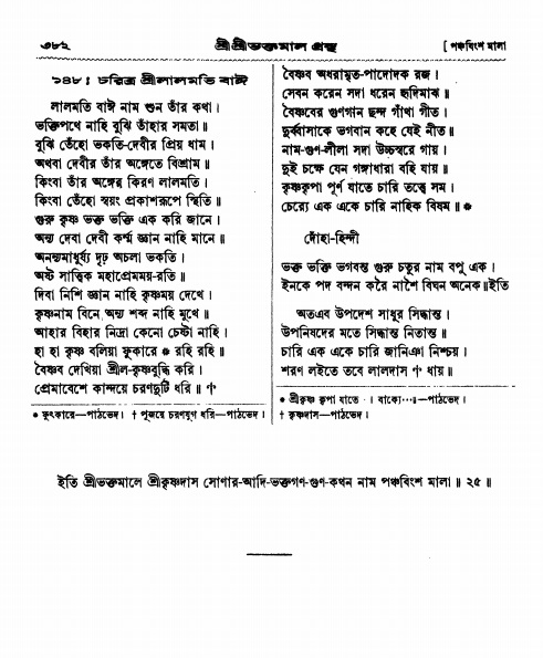  শ্রীশ্রী ভক্তমাল গ্রন্থ পৃষ্ঠা নং- ৩৮২