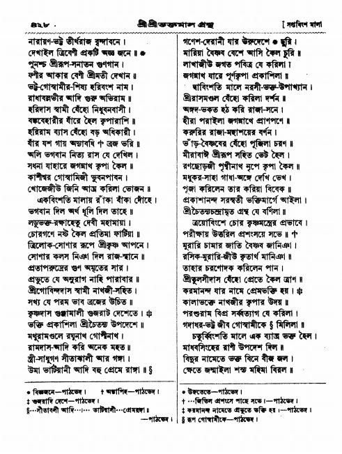  শ্রীশ্রী ভক্তমাল গ্রন্থ পৃষ্ঠা নং- ৪২৮