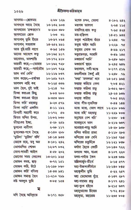 শ্রীচৈতন্য চরিতামৃত, মধ্যলীলা_১ম খণ্ড- পৃষ্ঠা নং-১০২৬