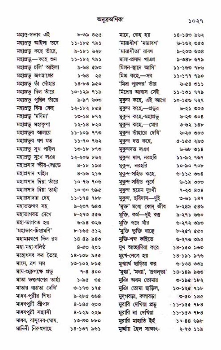 শ্রীচৈতন্য চরিতামৃত, মধ্যলীলা_১ম খণ্ড- পৃষ্ঠা নং-১০২৭