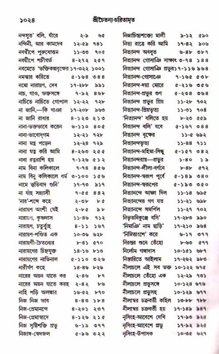 শ্রীচৈতন্য চরিতামৃত, আদিলীলা-  পৃষ্ঠা নং-১০২৪