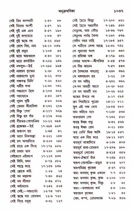 শ্রীচৈতন্য চরিতামৃত, আদিলীলা-  পৃষ্ঠা নং-১০৩৭