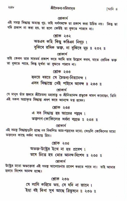  শ্রীচৈতন্য চরিতামৃত, আদিলীলা-  পৃষ্ঠা নং-২৪৮ 