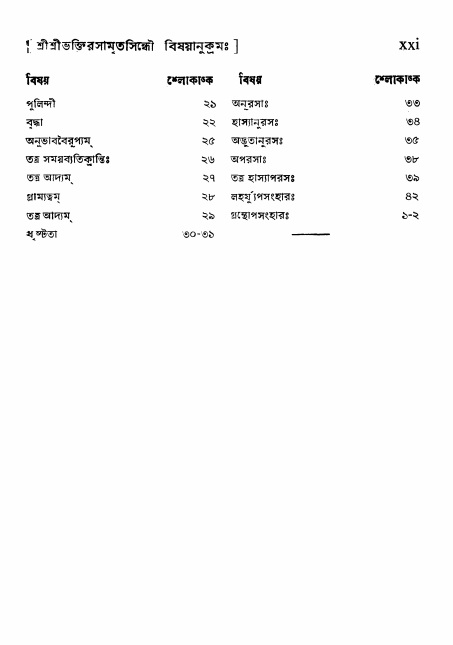  শ্রীভক্তিরসামৃতসিন্ধুঃ  