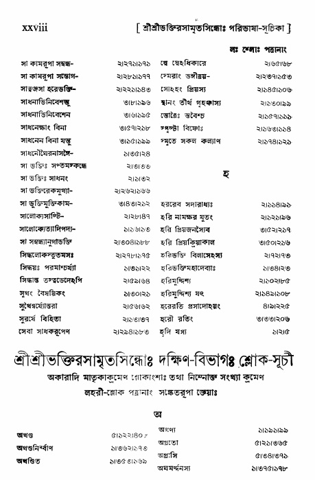  শ্রীভক্তিরসামৃতসিন্ধুঃ  