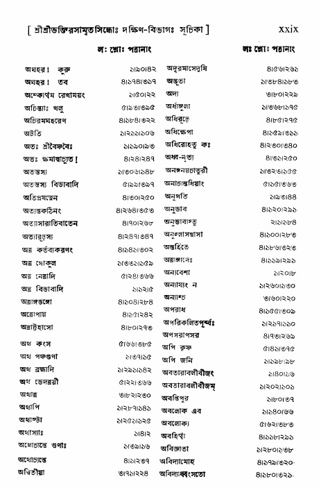  শ্রীভক্তিরসামৃতসিন্ধুঃ  