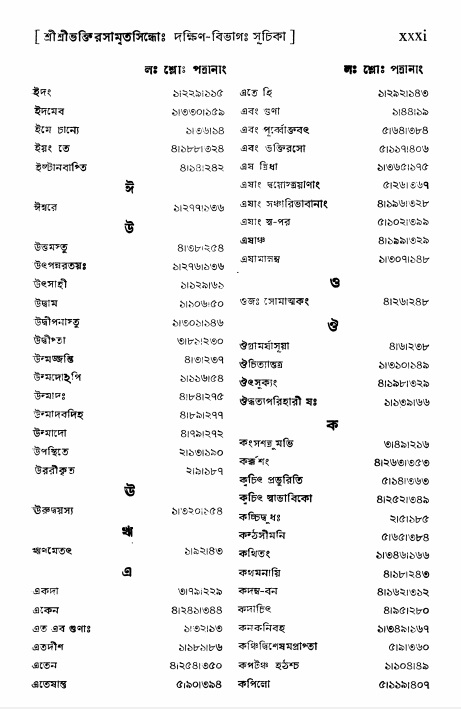  শ্রীভক্তিরসামৃতসিন্ধুঃ  