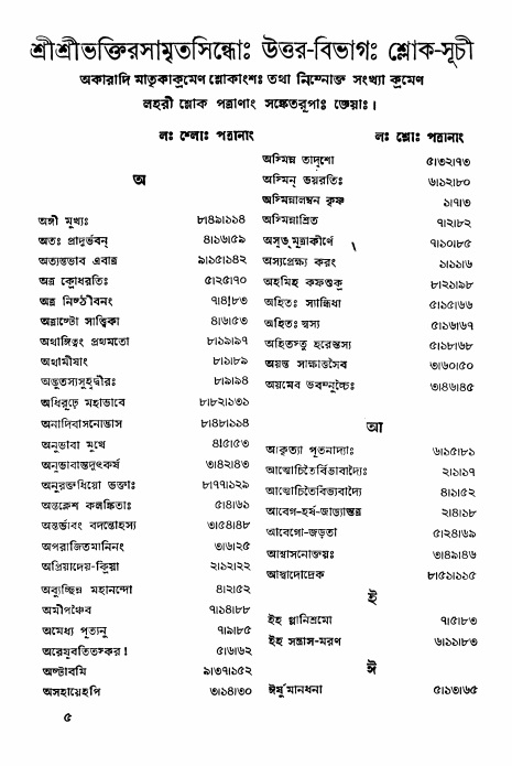  শ্রীভক্তিরসামৃতসিন্ধুঃ  