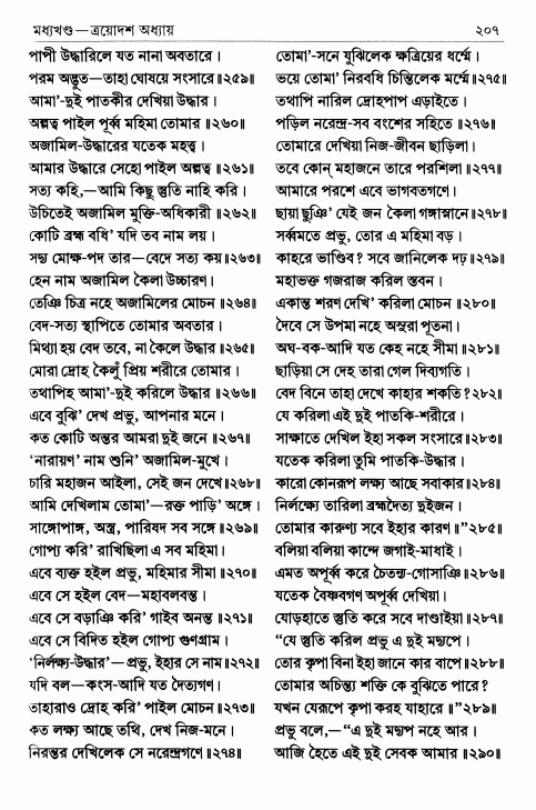 শ্রীশ্রীচৈতন্যভাগবত পৃষ্ঠা নং- ২০৭ 