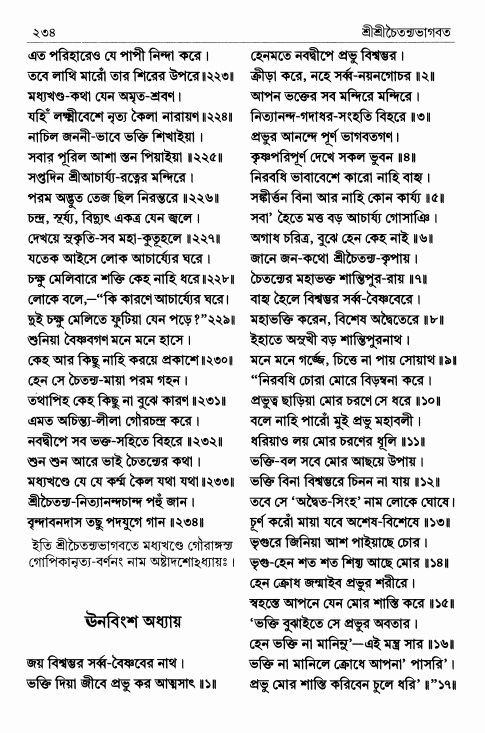  শ্রীশ্রীচৈতন্যভাগবত পৃষ্ঠা নং- ২৩৪ 