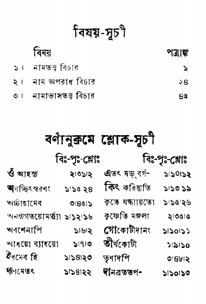  শ্রীনাম, নামাভাস ও নামাপরাধ বিচার  পৃষ্ঠা নং- ৬২ 