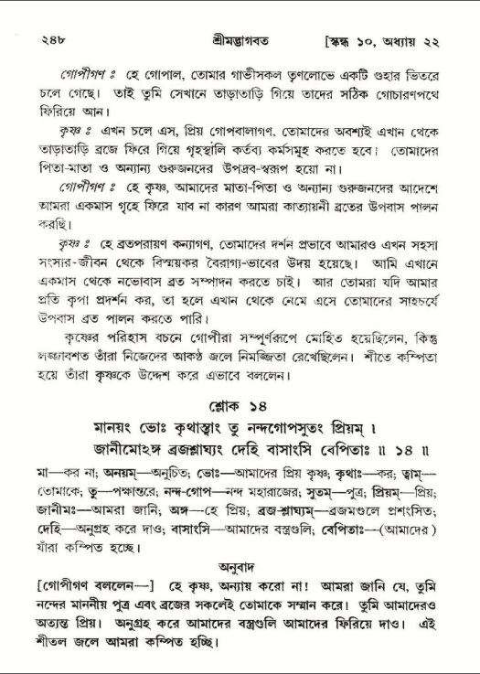 শ্রীমদ্ভাগবত, ১০ম স্কন্ধ-২য় ভাগ পৃষ্ঠা নং- ২৪৮