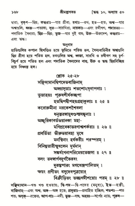 শ্রীমদ্ভাগবত, ১০ম স্কন্ধ-৩য় ভাগ, পৃষ্ঠা নং- ১৬৮ 