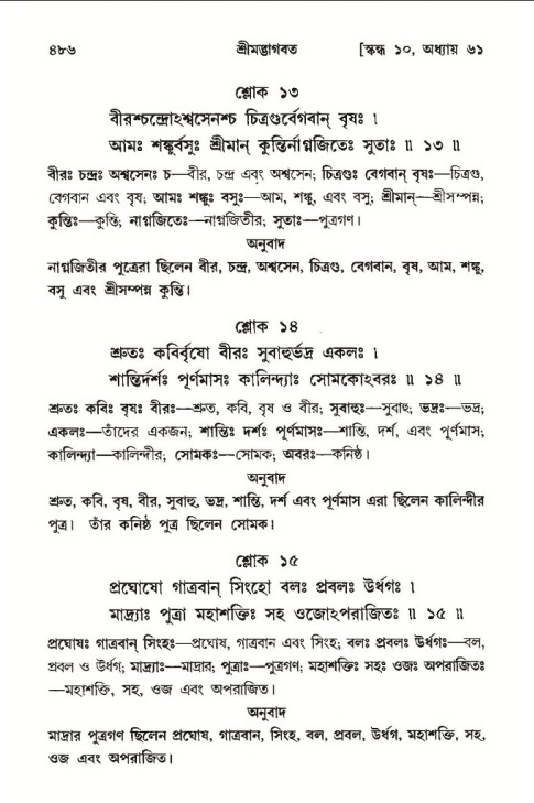 শ্রীমদ্ভাগবত, ১০ম স্কন্ধ-৩য় ভাগ পৃষ্ঠা নং- ৪৮৬
