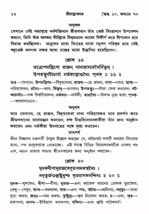  শ্রীমদ্ভাগবত, ১০ম স্কন্ধ-৪র্থ ভাগ পৃষ্ঠা নং- ১২ 