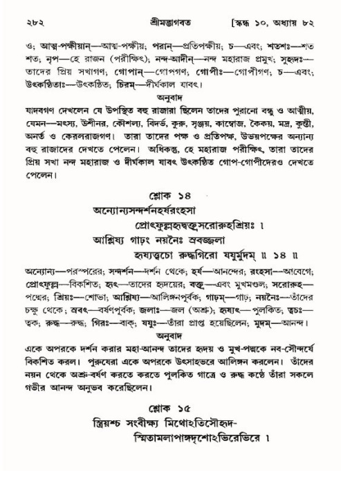 শ্রীমদ্ভাগবত, ১০ম স্কন্ধ-৪র্থ ভাগ পৃষ্ঠা নং- ২৮২