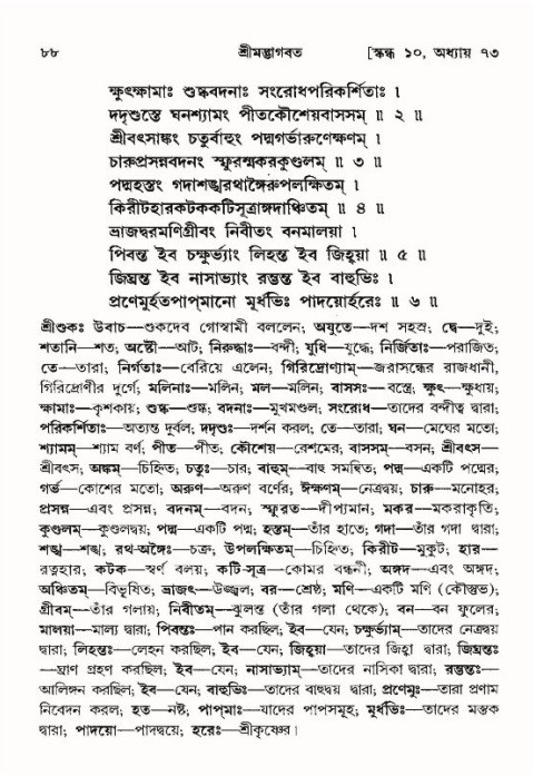  শ্রীমদ্ভাগবত, ১০ম স্কন্ধ-৪র্থ ভাগ পৃষ্ঠা নং- ৮৮ 