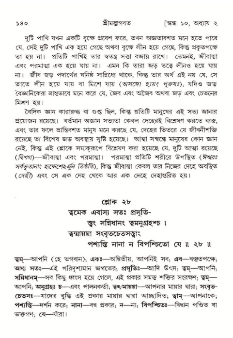  শ্রীমদ্ভাগবত, ১০ম স্কন্ধ-১ম ভাগ, পৃষ্ঠা নং- ১৪০ 