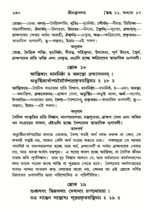  শ্রীমদ্ভাগবত, ১১শ স্কন্ধ- ২য় ভাগ, পৃষ্ঠা নং-১৪০ 