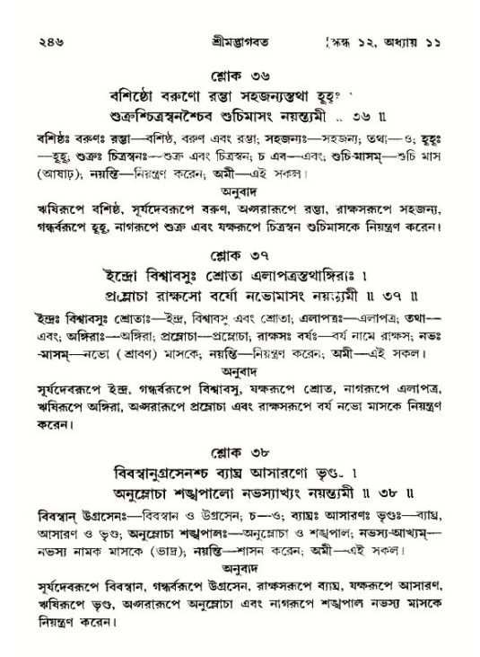 শ্রীমদ্ভাগবত, ১২শ স্কন্ধ- পৃষ্ঠা নং-২৪৬