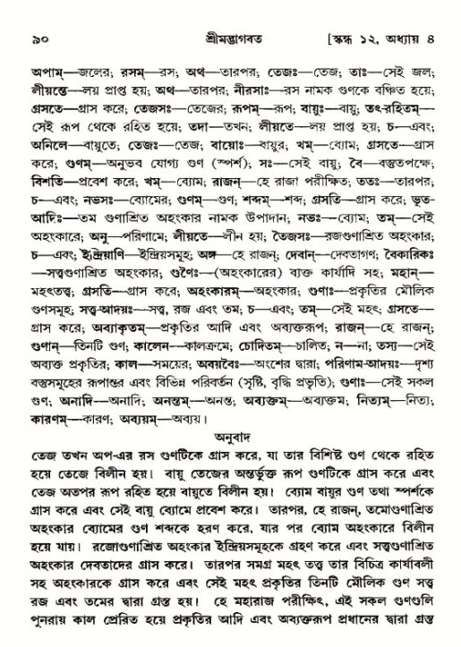  শ্রীমদ্ভাগবত, ১২শ স্কন্ধ- পৃষ্ঠা নং-৯০ 