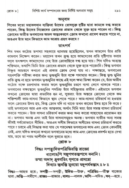  শ্রীমদ্ভাগবত, ২য় স্কন্ধ-পৃষ্ঠা নং- ২৯১ 