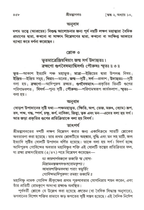 শ্রীমদ্ভাগবত, ২য় স্কন্ধ-পৃষ্ঠা নং- ৪৫৭