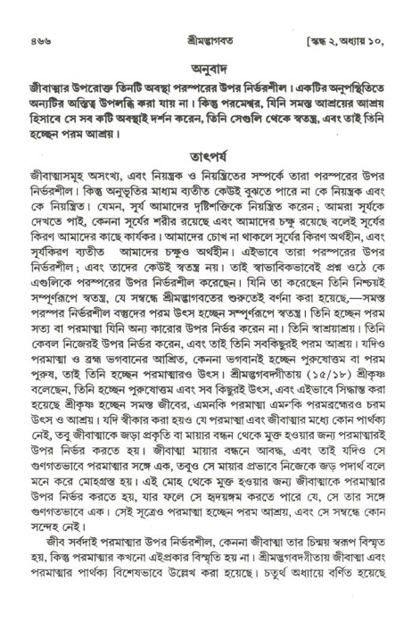 শ্রীমদ্ভাগবত, ২য় স্কন্ধ-পৃষ্ঠা নং- ৪৬৬