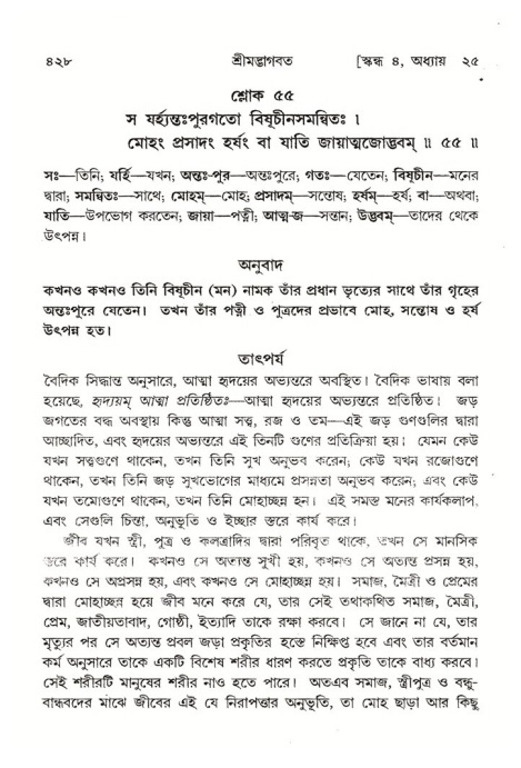 শ্রীমদ্ভাগবত, ৪র্থ স্কন্ধ- ২য় ভাগ, পৃষ্ঠা নং- ৪২৮