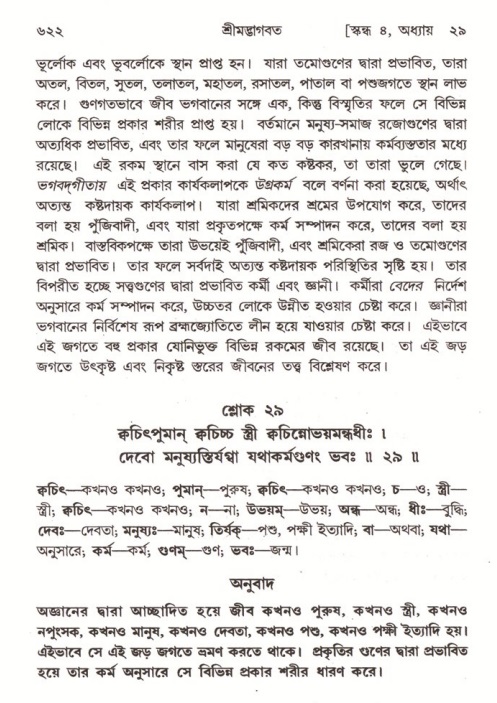 শ্রীমদ্ভাগবত, ৪র্থ স্কন্ধ- ২য় ভাগ, পৃষ্ঠা নং- ৬২২