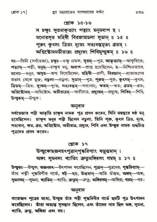 শ্রীমদ্ভাগবত, ৪র্থ স্কন্ধ- ১ম ভাগ, পৃষ্ঠা নং- ৫৩৯