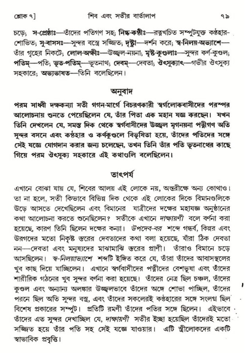  শ্রীমদ্ভাগবত, ৪র্থ স্কন্ধ- ১ম ভাগ, পৃষ্ঠা নং- ৭৯ 