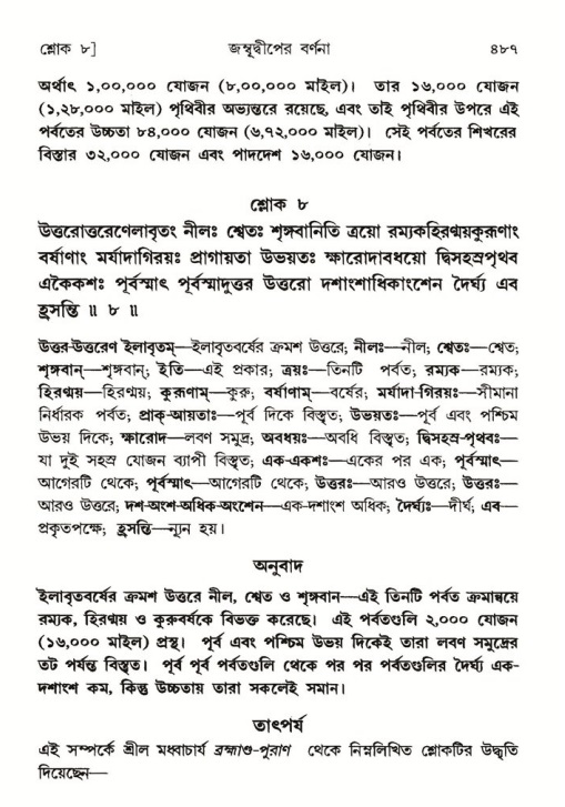 শ্রীমদ্ভাগবত, ৫ম স্কন্ধ-পৃষ্ঠা নং- ৪৮৭
