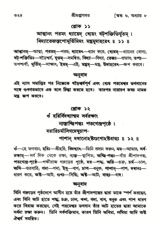শ্রীমদ্ভাগবত, ৬ষ্ঠ  স্কন্ধ-পৃষ্ঠা নং- ৩২৪