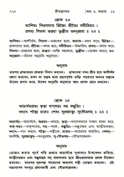 শ্রীমদ্ভাগবত, ৬ষ্ঠ  স্কন্ধ-পৃষ্ঠা নং- ৭১৮