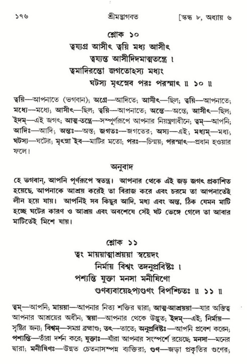  শ্রীমদ্ভাগবত, ৮ম স্কন্ধ-পৃষ্ঠা নং- ১৭৬ 