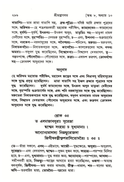 শ্রীমদ্ভাগবত, ৮ম স্কন্ধ-পৃষ্ঠা নং- ২৯৬