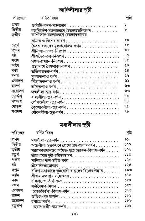  শ্রীচৈতন্য চরিতামৃত  